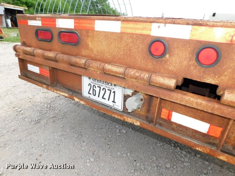 image for item DK8590 2001 Trail Eze DHT8048  drop deck equipment trailer