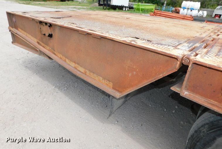 image for item DK8590 2001 Trail Eze DHT8048  drop deck equipment trailer