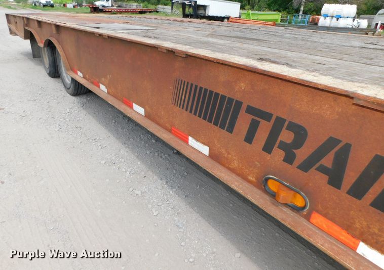 image for item DK8590 2001 Trail Eze DHT8048  drop deck equipment trailer