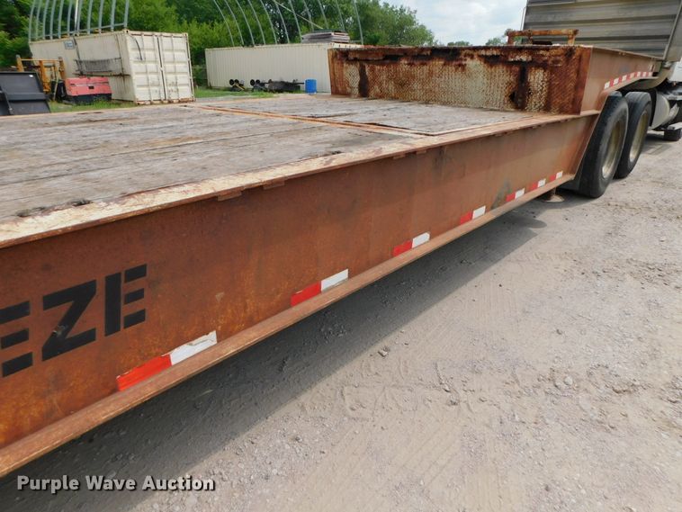 image for item DK8590 2001 Trail Eze DHT8048  drop deck equipment trailer