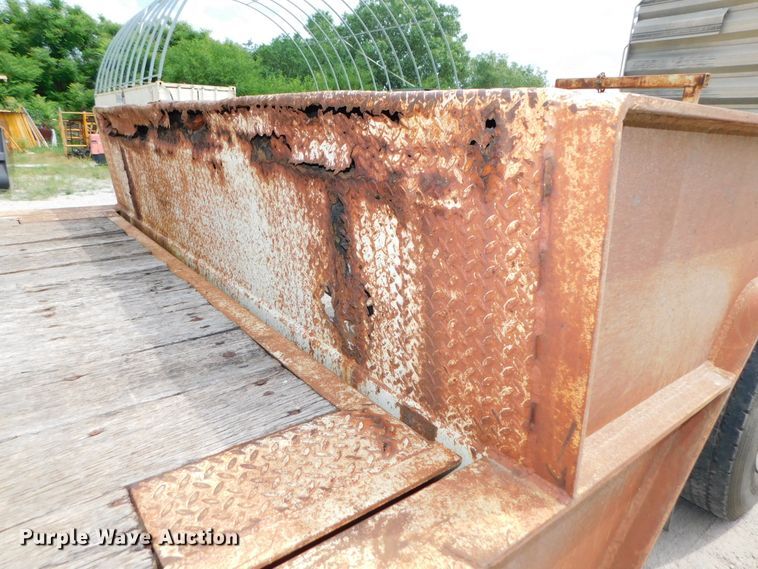 image for item DK8590 2001 Trail Eze DHT8048  drop deck equipment trailer