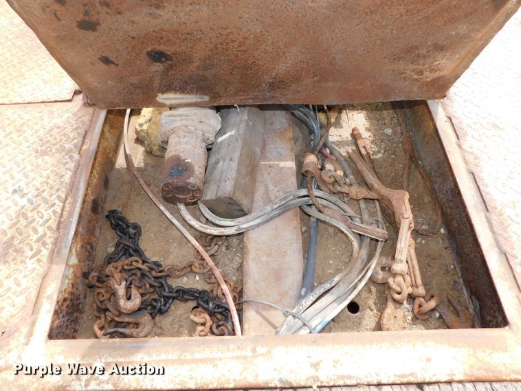 image for item DK8590 2001 Trail Eze DHT8048  drop deck equipment trailer