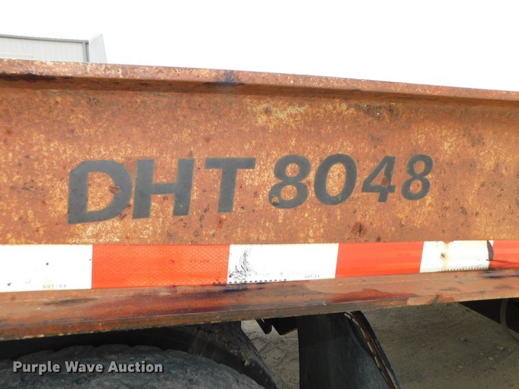 image for item DK8590 2001 Trail Eze DHT8048  drop deck equipment trailer