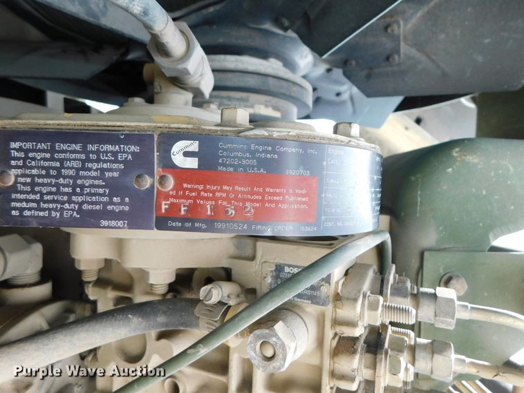 image for item DK8591 1991 BMY Harsco M931A2  semi truck