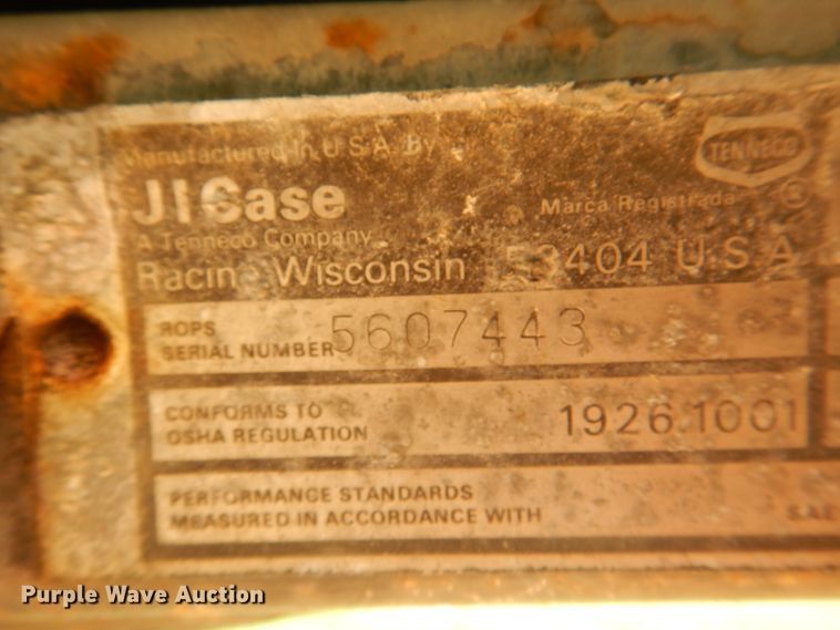 image for item DL0075 1980 Case 580C  backhoe