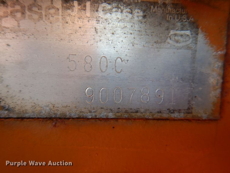 image for item DL0075 1980 Case 580C  backhoe