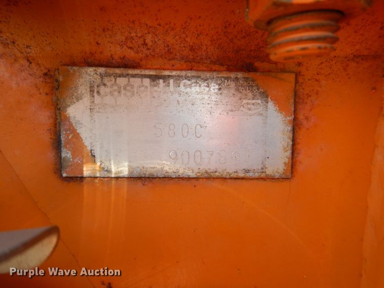 image for item DL0075 1980 Case 580C  backhoe