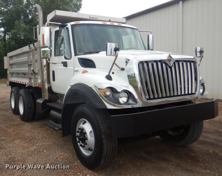 image for item DL0076 2010 International 7400 WorkStar  dump truck