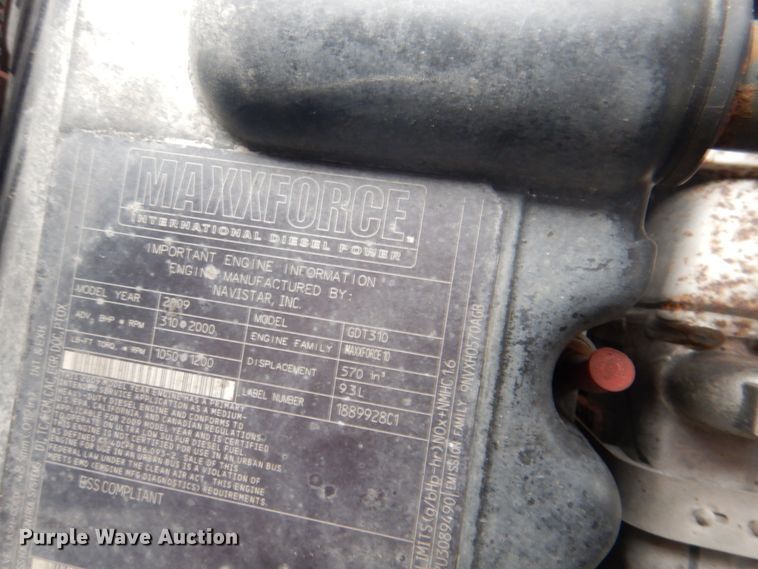 image for item DL0076 2010 International 7400 WorkStar  dump truck