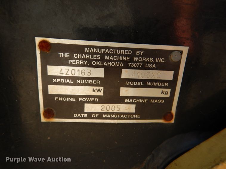 image for item DL3320 2005 Ditch Witch 410SX  trencher