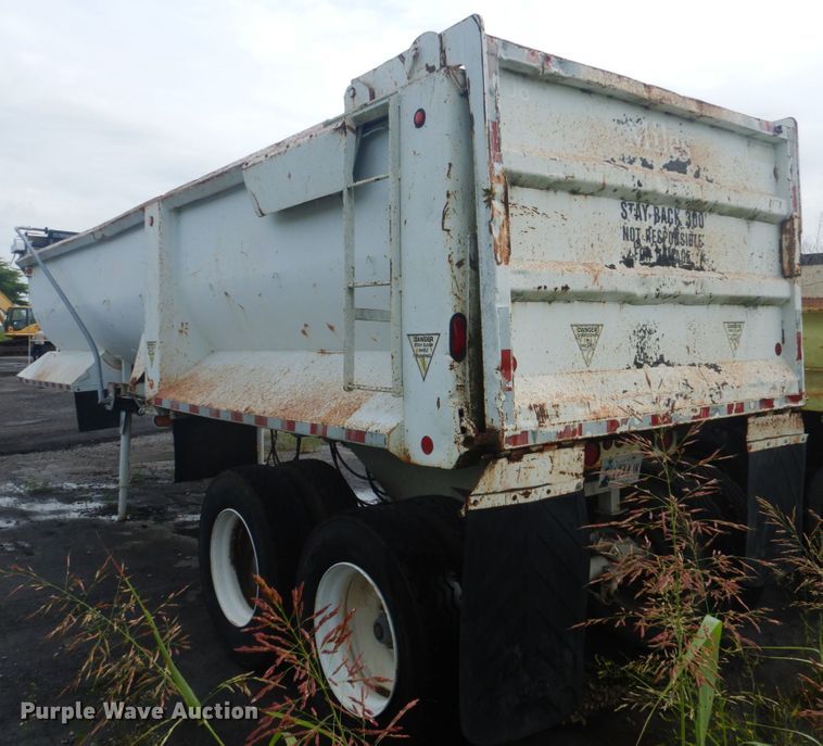 image for item DL4983 1996 Western Construction  end dump trailer