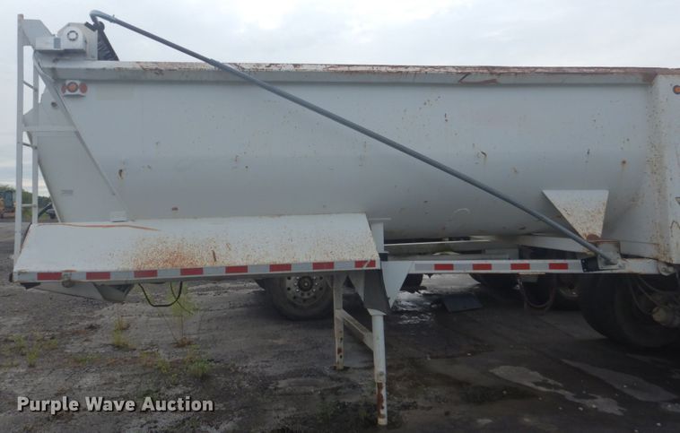 image for item DL4983 1996 Western Construction  end dump trailer