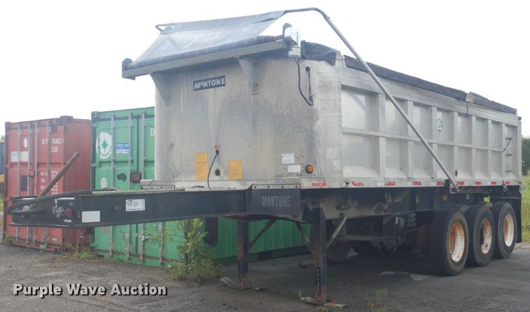 image for item DL4984 2007 Montone Trailers LLC AD24485448  end dump trailer