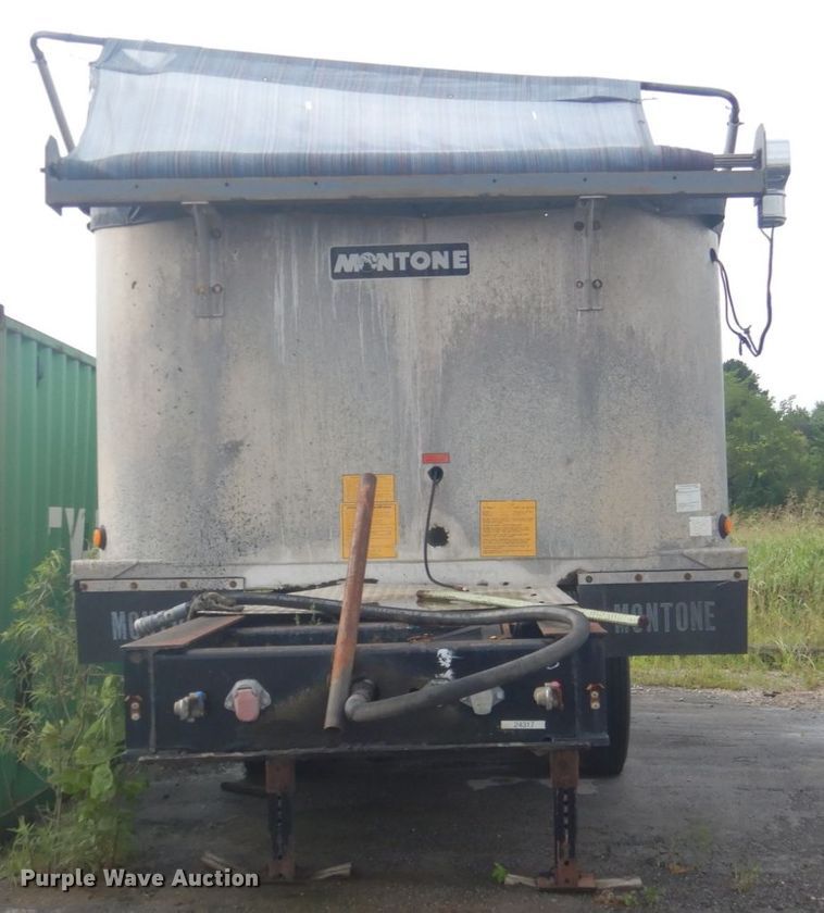 image for item DL4984 2007 Montone Trailers LLC AD24485448  end dump trailer