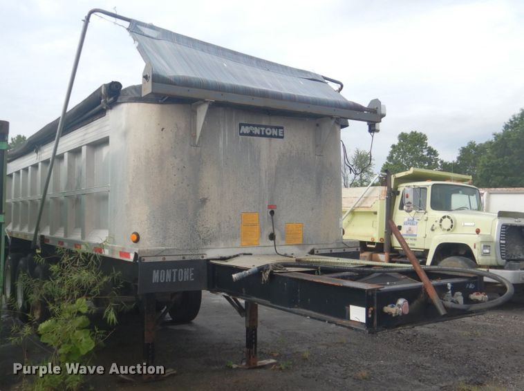 image for item DL4984 2007 Montone Trailers LLC AD24485448  end dump trailer