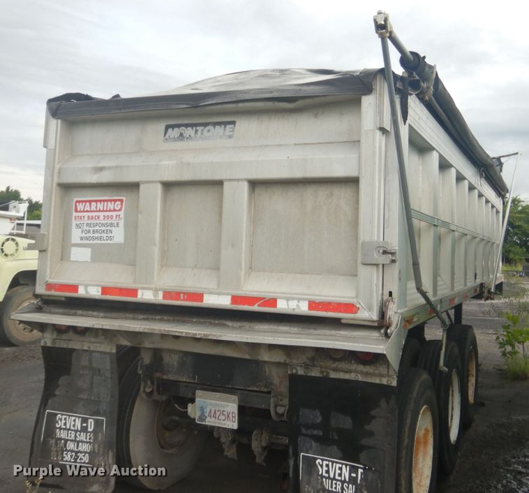 image for item DL4984 2007 Montone Trailers LLC AD24485448  end dump trailer
