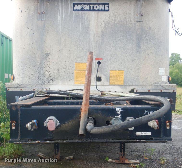 image for item DL4984 2007 Montone Trailers LLC AD24485448  end dump trailer