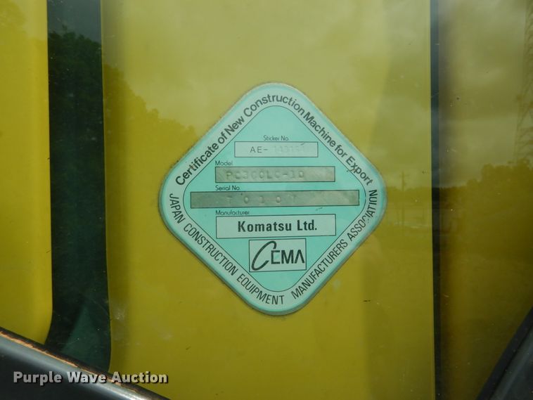 image for item DL4991 2014 Komatsu PC360LC-10  excavator