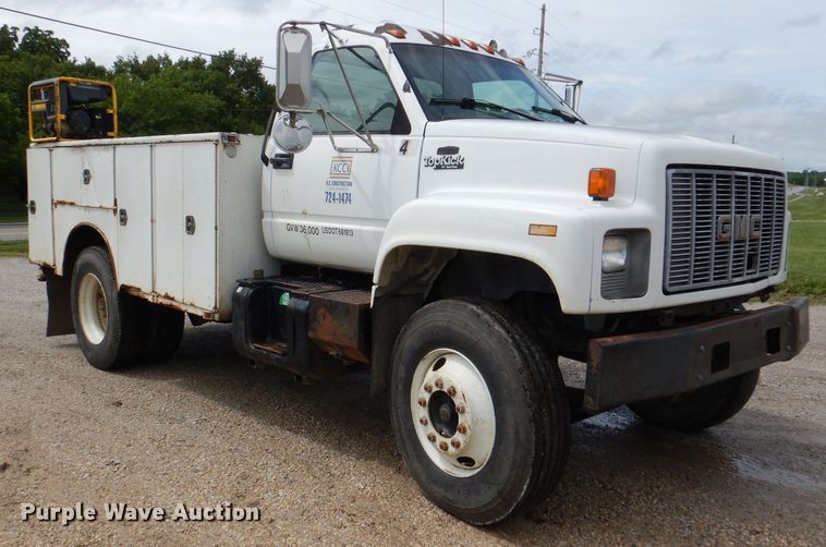 image for item DM0108 1996 GMC TopKick  utility / service truck