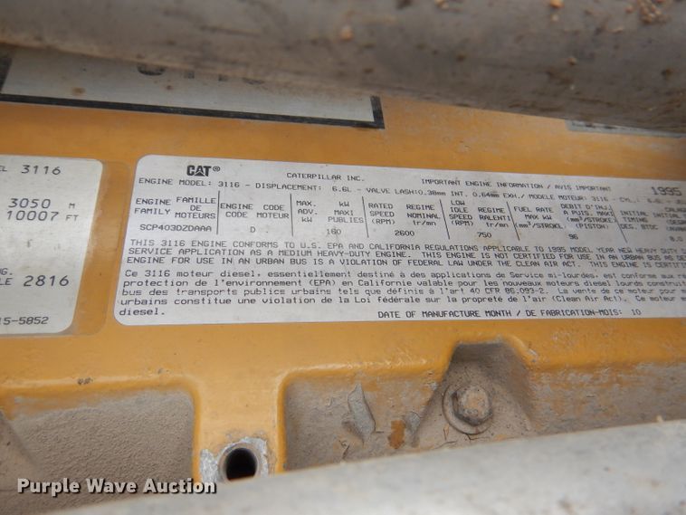 image for item DM0108 1996 GMC TopKick  utility / service truck