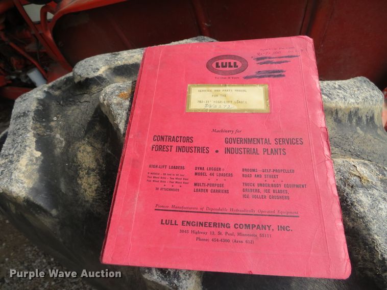 image for item DN5935 1969 Lull 7C2-31  telehandler