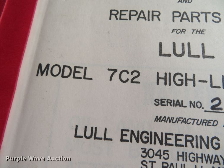 image for item DN5935 1969 Lull 7C2-31  telehandler