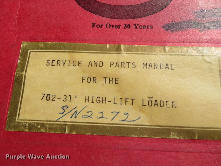 image for item DN5935 1969 Lull 7C2-31  telehandler