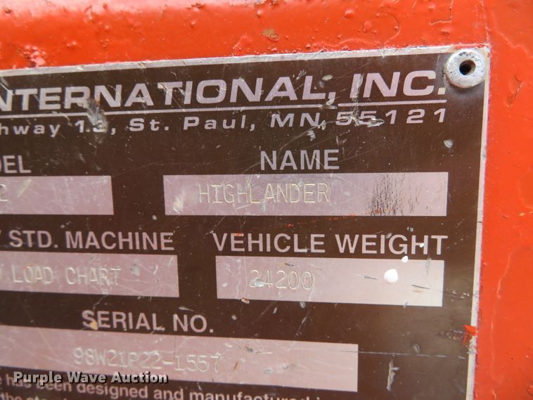 image for item DN5936 1998 Lull 844C-42  telehandler