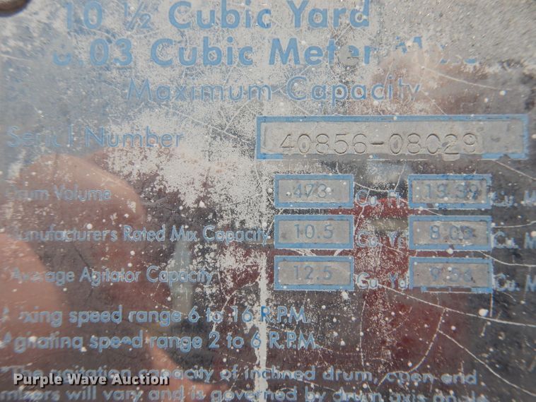 image for item FI9132 1996 Peterbilt 357  ready mix truck