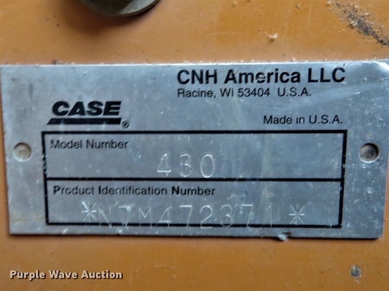 image for item FP9291 2007 Case 430  skid steer loader