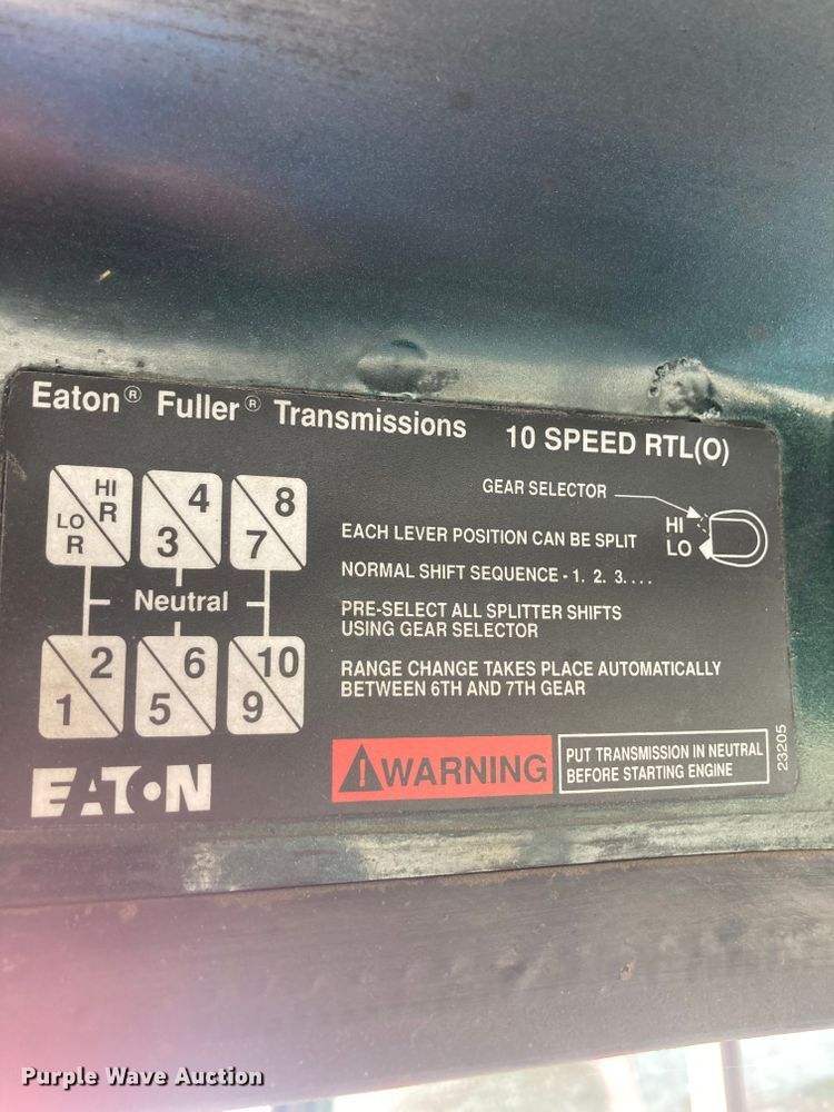 image for item GC9992 1995 White GMC Areo WCA  dump truck