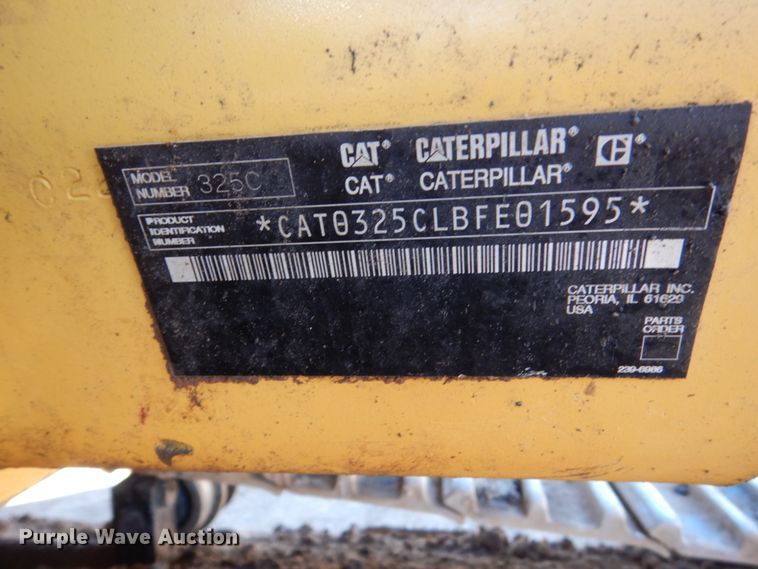 image for item HI9850 2005 Caterpillar 325CL  excavator