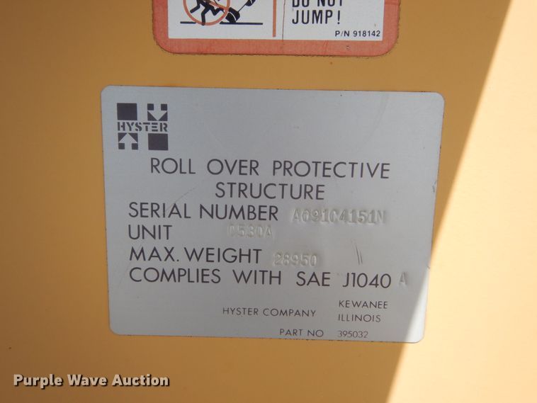 image for item HI9902 Hyster C530A  pneumatic roller