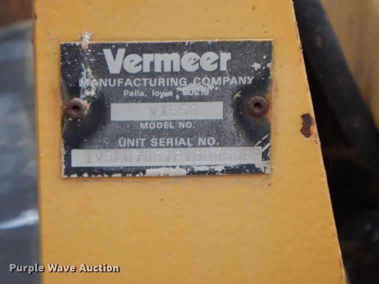 image for item HP9592 1993 Vermeer V-4150  trencher