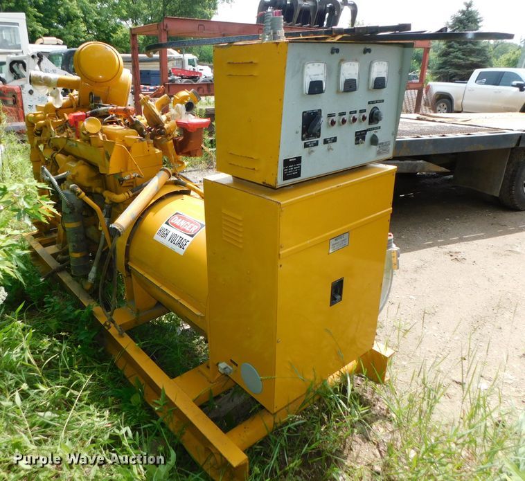 image for item HX9386 1977 Caterpillar  generator