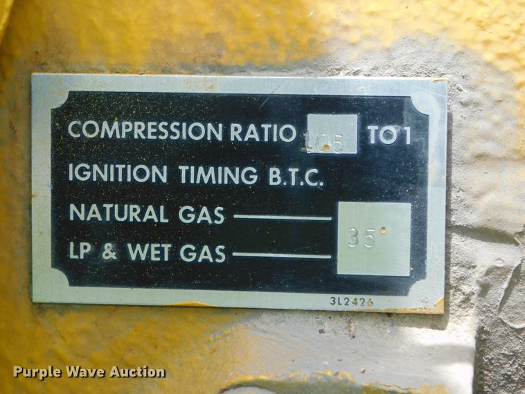 image for item HX9386 1977 Caterpillar  generator