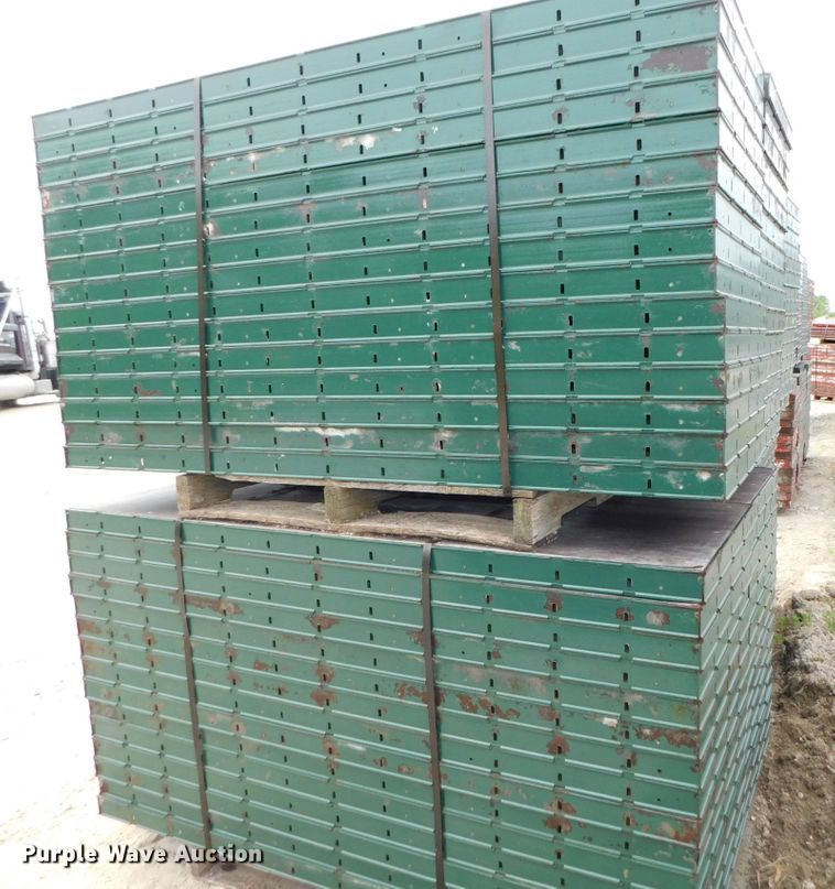 image for item HX9388 Approximately 120 Ellis concrete wall forms