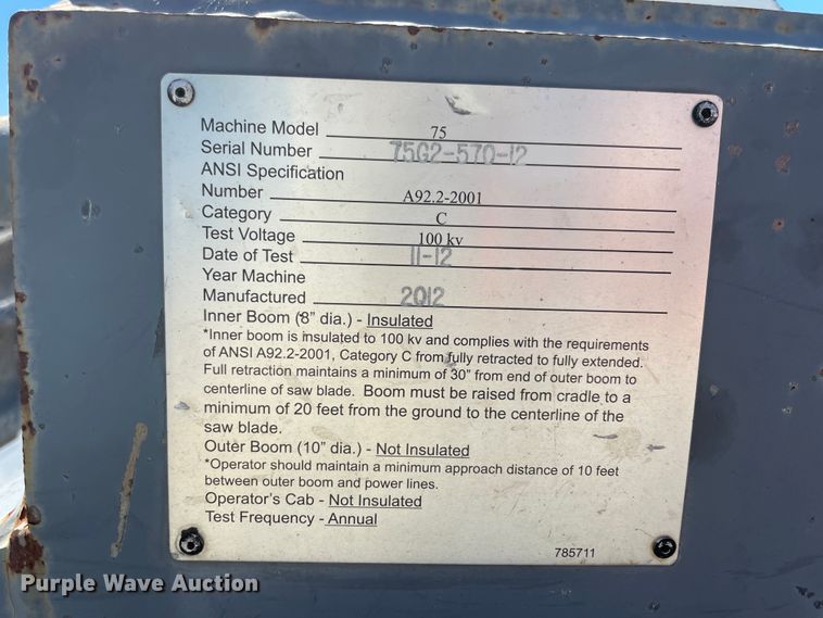 image for item IC9461 2012 Kershaw 75G2  trim saw