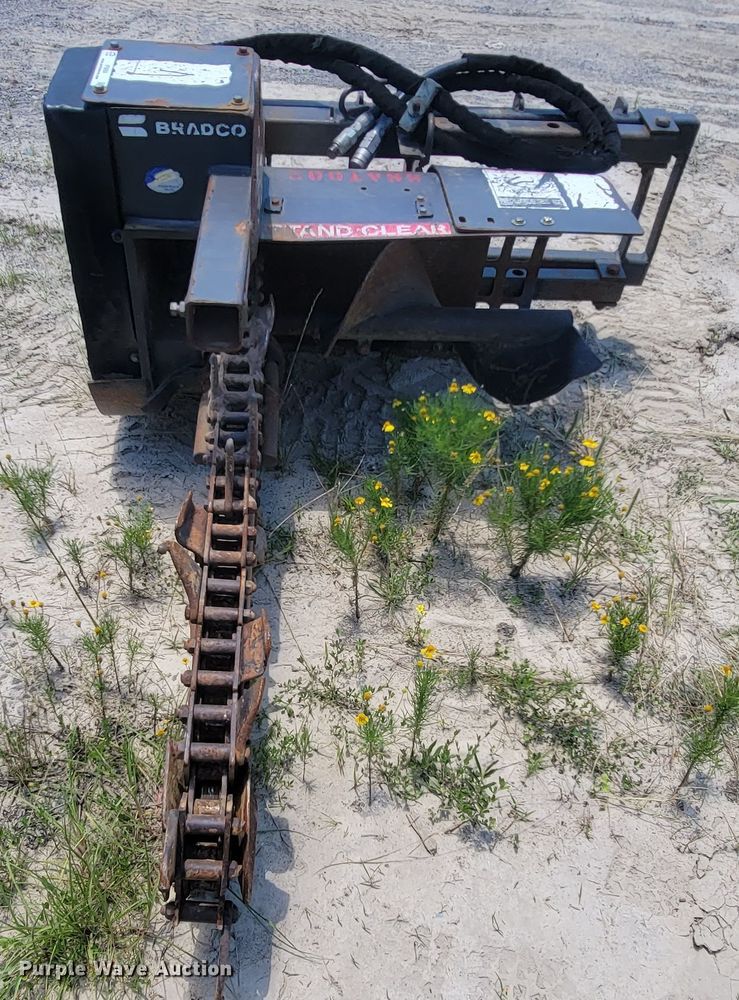 image for item IF9860 Bradco 89472  42"L skid steer trencher