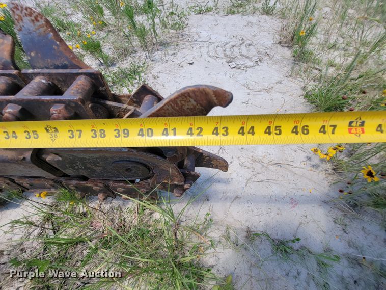 image for item IF9860 Bradco 89472  42"L skid steer trencher