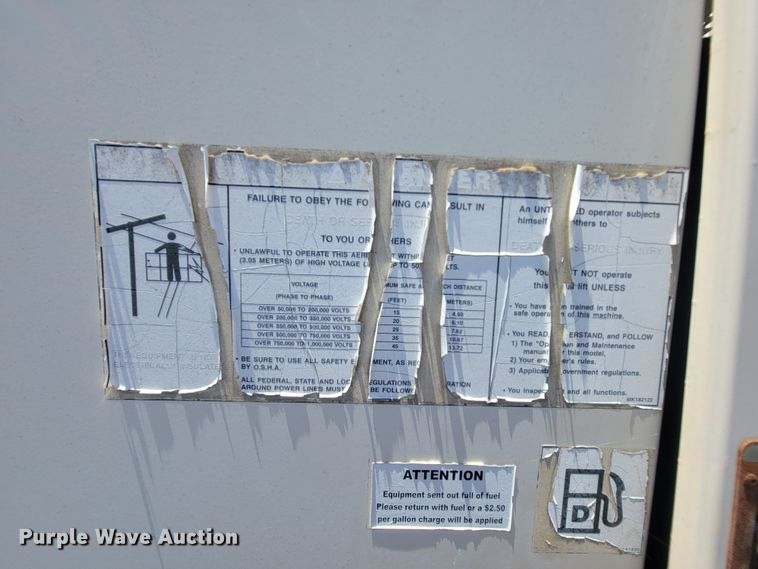 image for item IF9862 2001 Terex TB110  boom lift