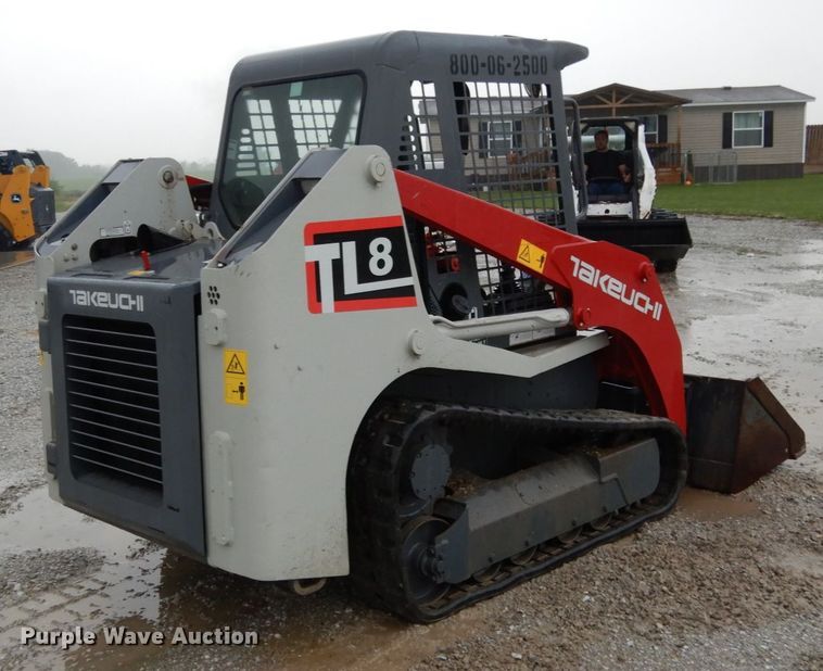 image for item II9561 2015 Takeuchi TL8  tracked skid steer loader