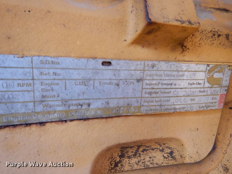 image for item IQ9649 1987 Champion 740A  motor grader