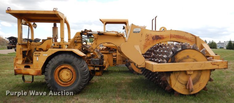 image for item IQ9651 1973 Caterpillar 613  single drum roller