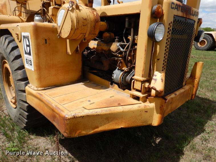 image for item IQ9651 1973 Caterpillar 613  single drum roller