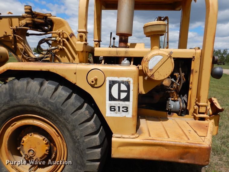 image for item IQ9651 1973 Caterpillar 613  single drum roller