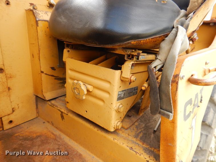 image for item IQ9651 1973 Caterpillar 613  single drum roller