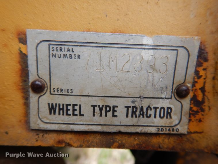 image for item IQ9651 1973 Caterpillar 613  single drum roller