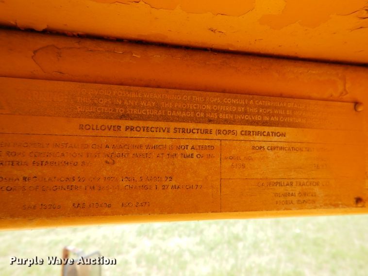 image for item IQ9652 1978 Caterpillar 613B  water wagon