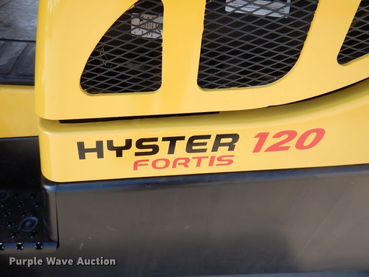 image for item IQ9664 Hyster 120  forklift
